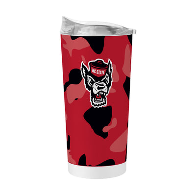 NC State 20oz Camo Powder Coat Tumbler