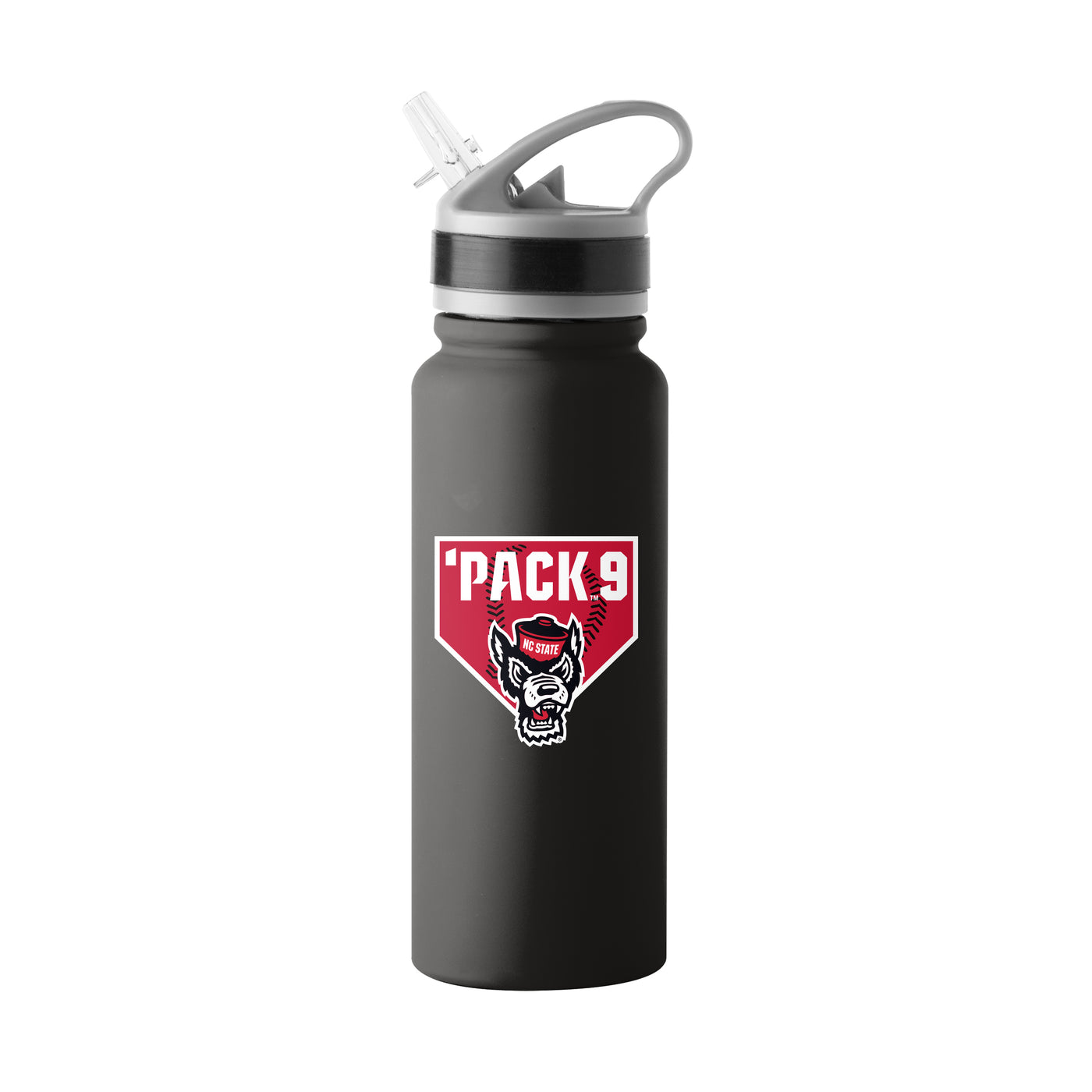 NC State 'Pack 9 25oz Single Wall Flip Top Bottle