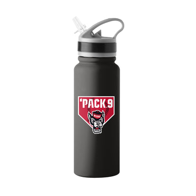 NC State 'Pack 9 25oz Single Wall Flip Top Bottle