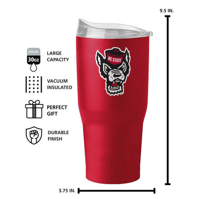 NC State 30oz Flipside Powder Coat Tumbler - Logo Brands