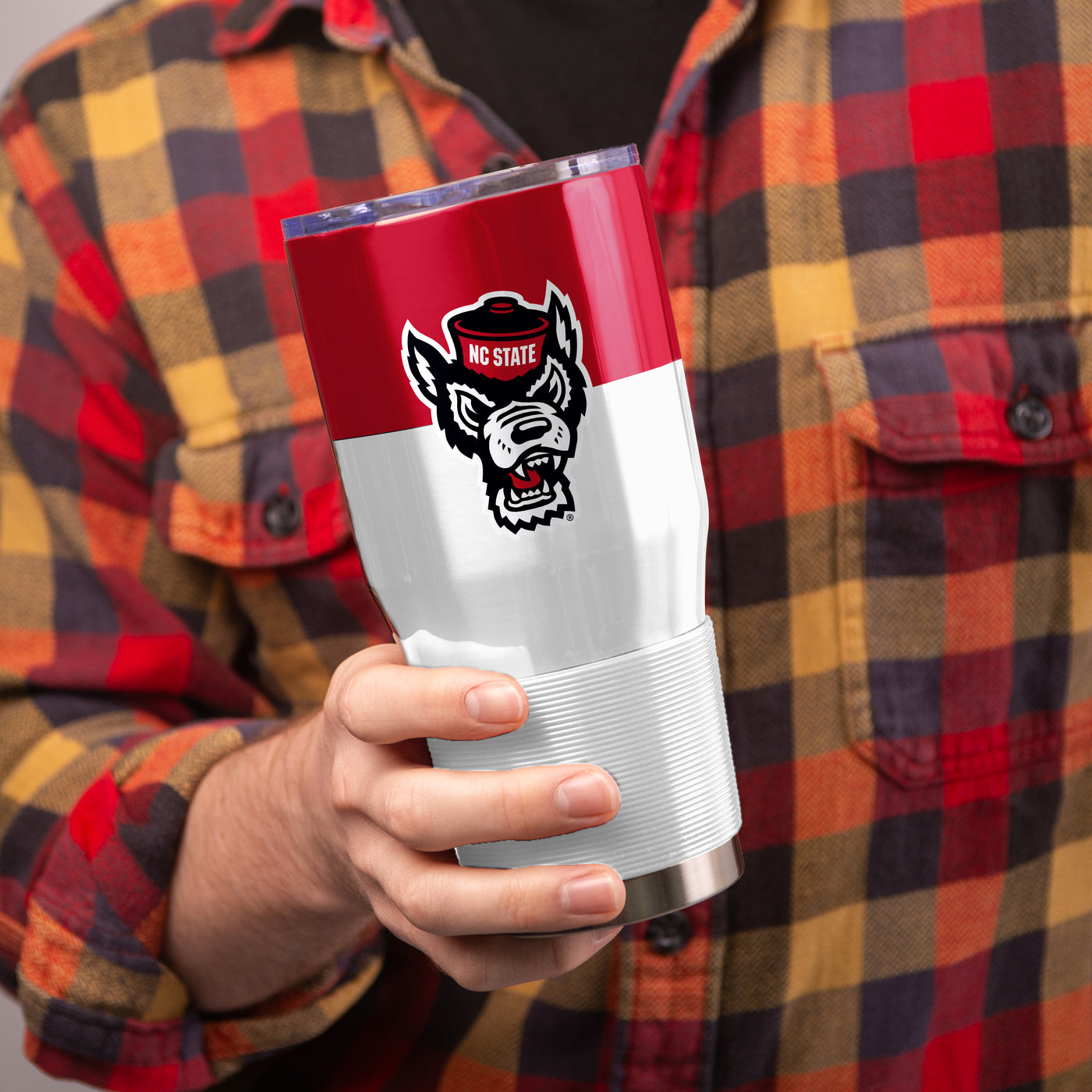 NC State 30oz Colorblock Stainless Steel Tumbler