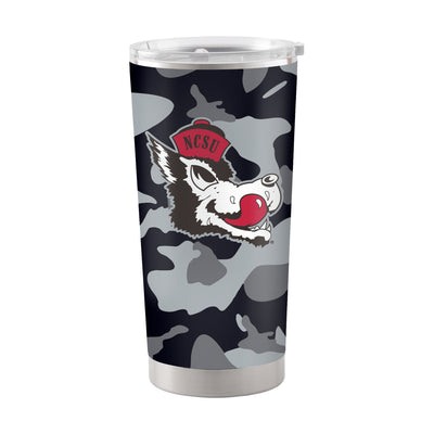 NC State Vault 20oz Camo Stainless Tumbler