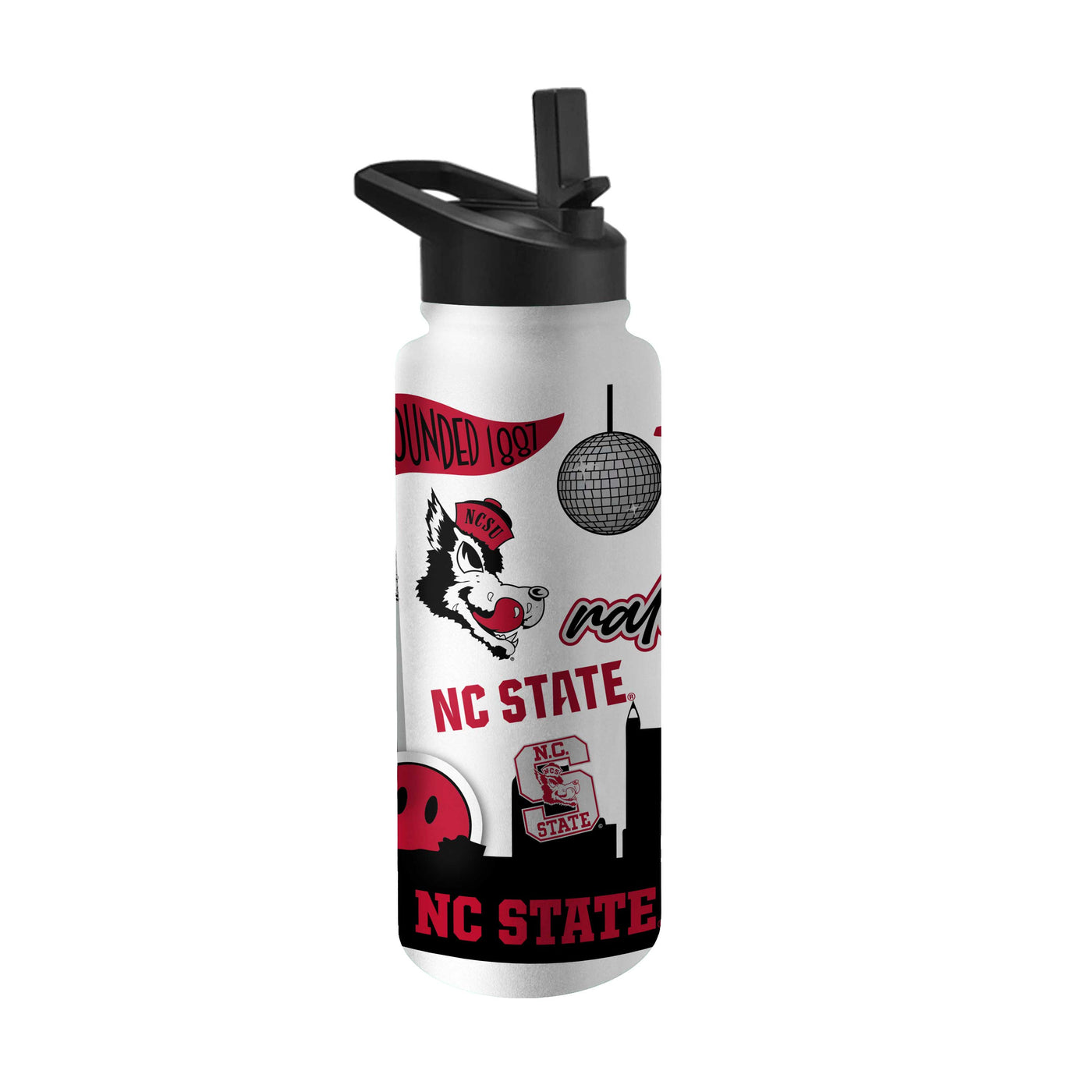 NC State Vault 34oz Native Quencher Bottle