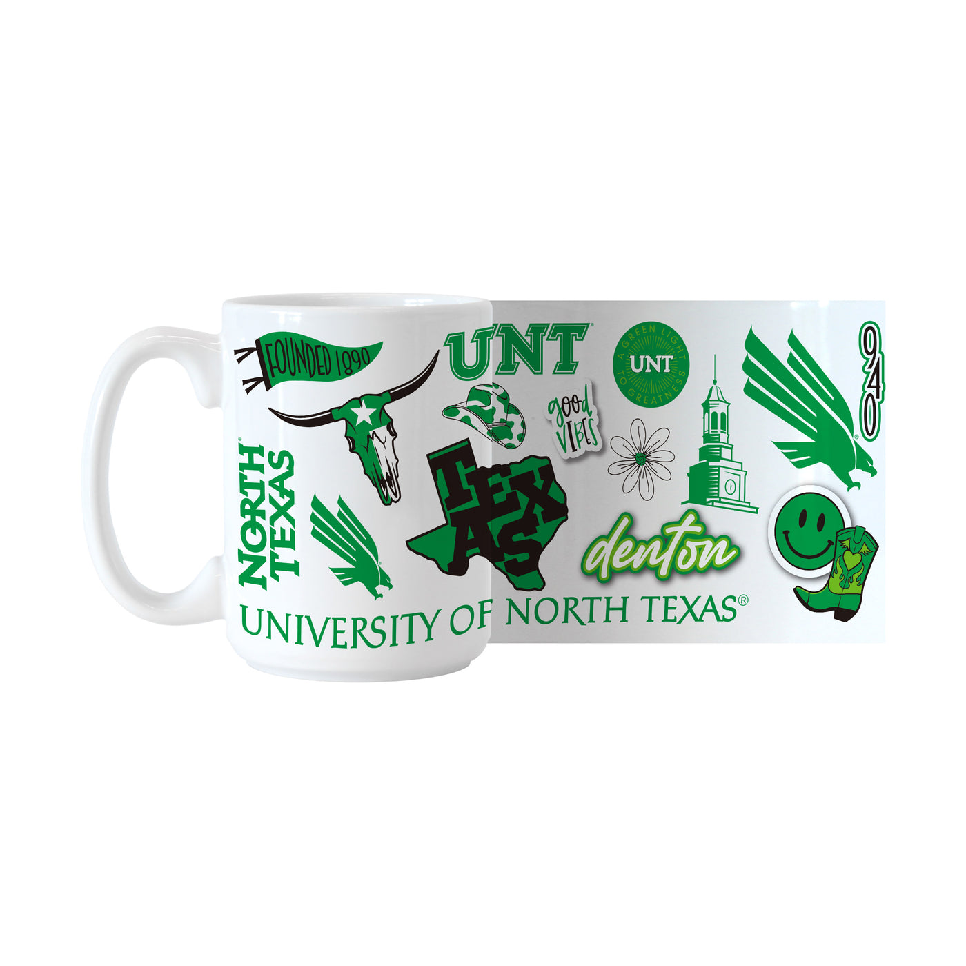 North Texas 15oz Native Sublimated Mug