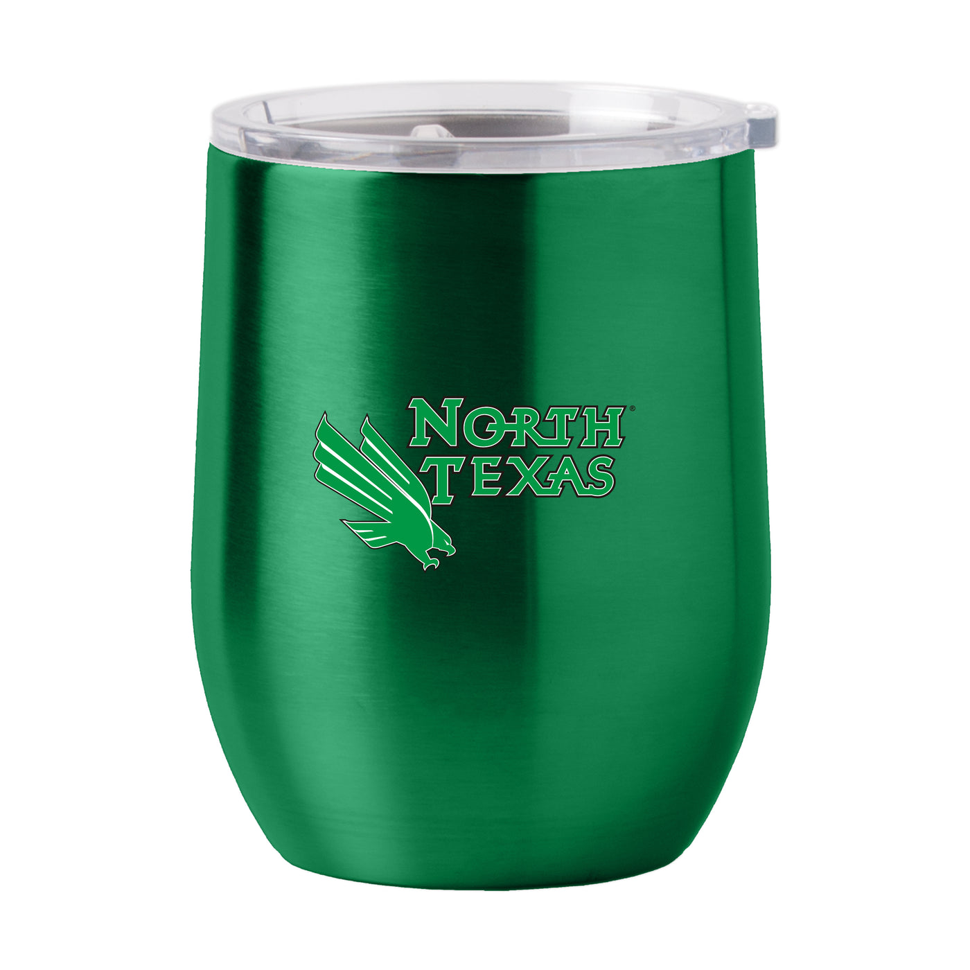 North Texas 16oz Gameday Stainless Curved Beverage