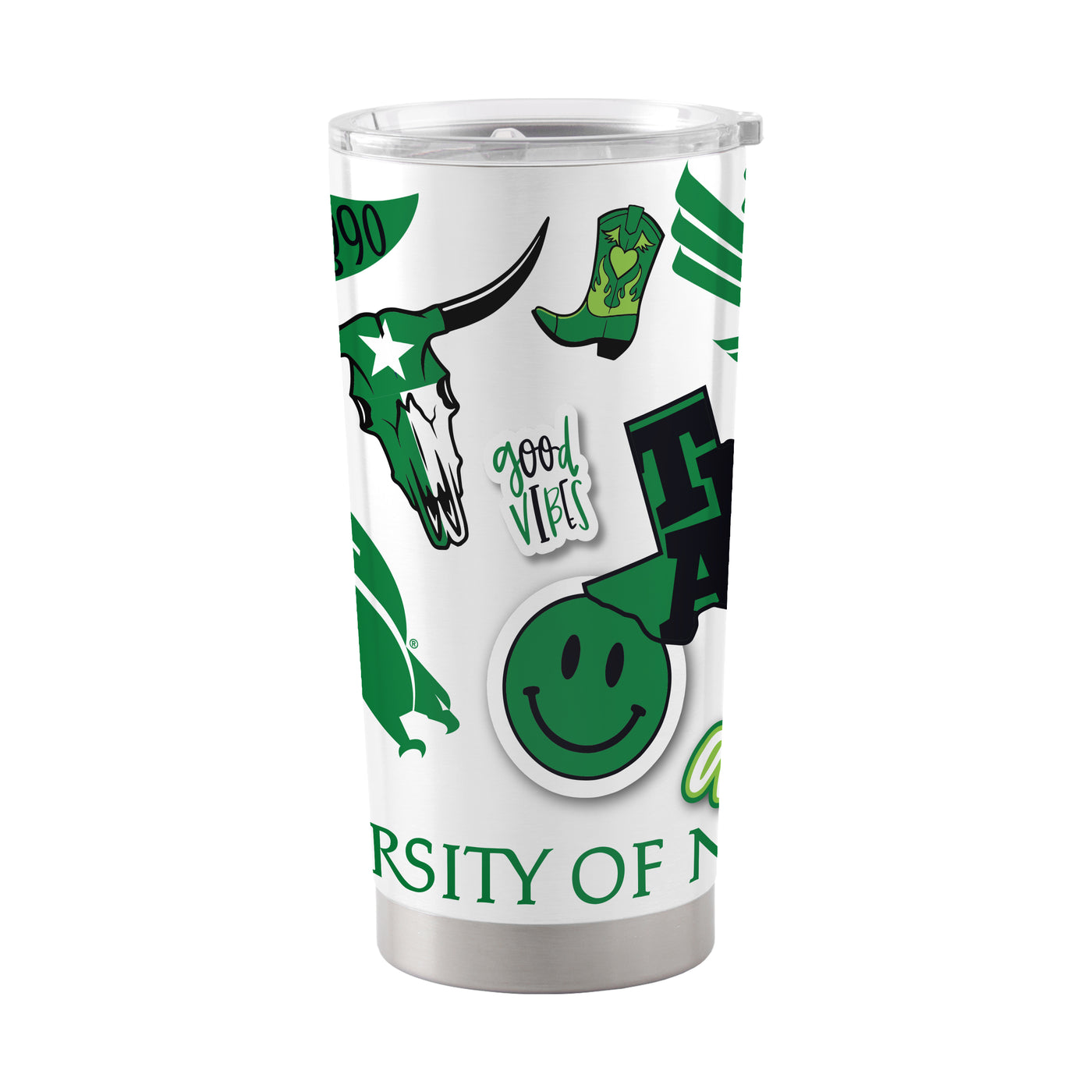 North Texas 20oz Native Stainless Tumbler