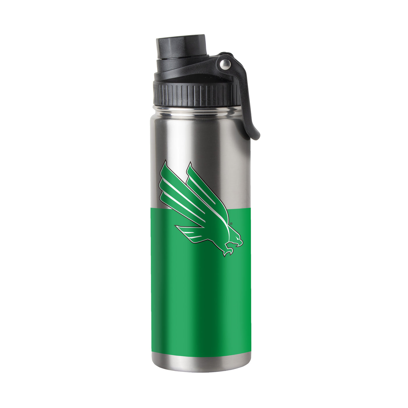 North Texas 21oz Colorblock Twist Top Water Bottle