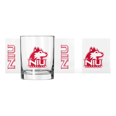 Northern Illinois 14oz Gameday Rocks Glass