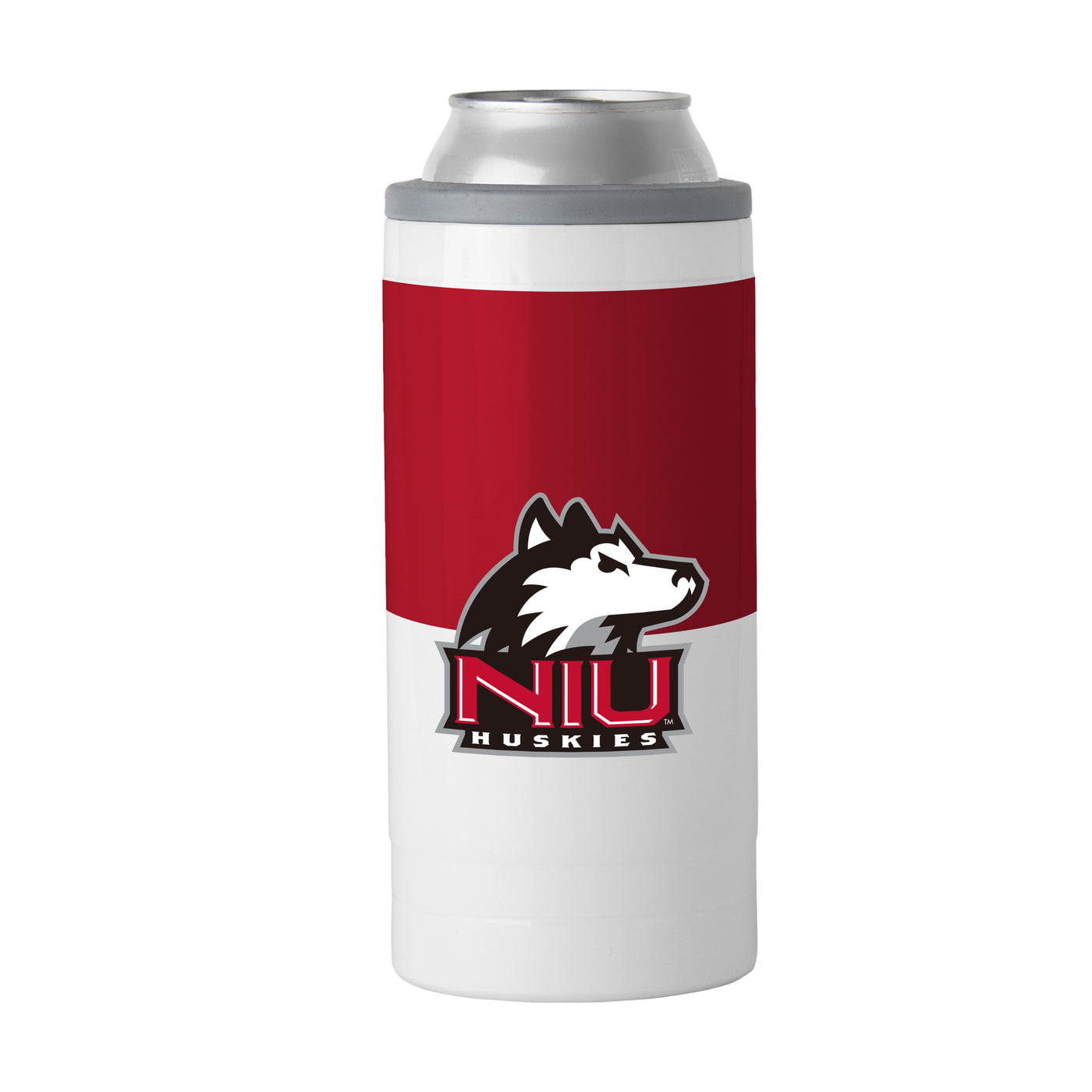 Northern Illinois 12oz Colorblock Slim Can Coolie