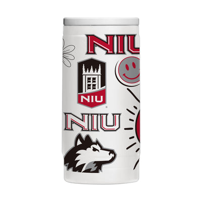Northern Illinois 12oz Native Powdercoat SlimCan Coolie