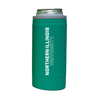 Northern Illinois 12oz Optic Stacked Soft Touch Slim Coolie - Logo Brands