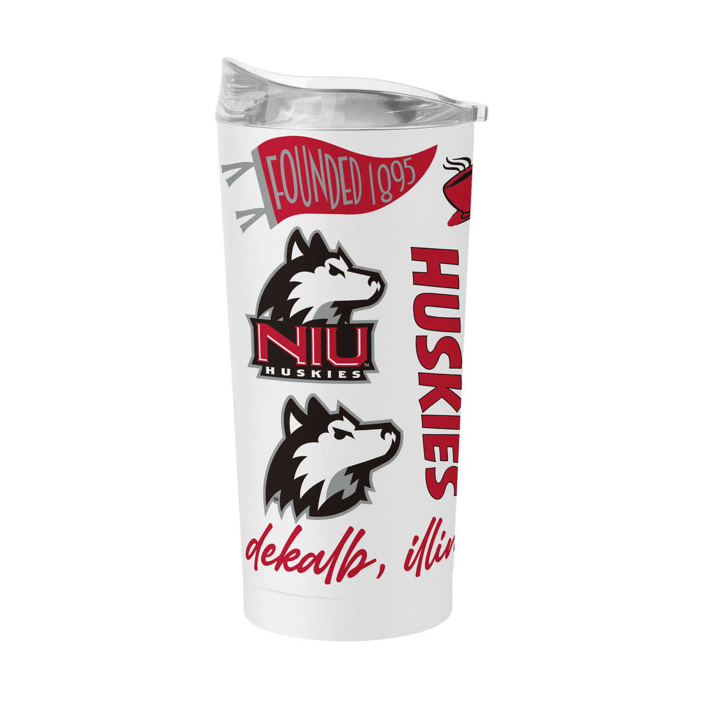 Northern Illinois 20oz Native Powder Coat Tumbler