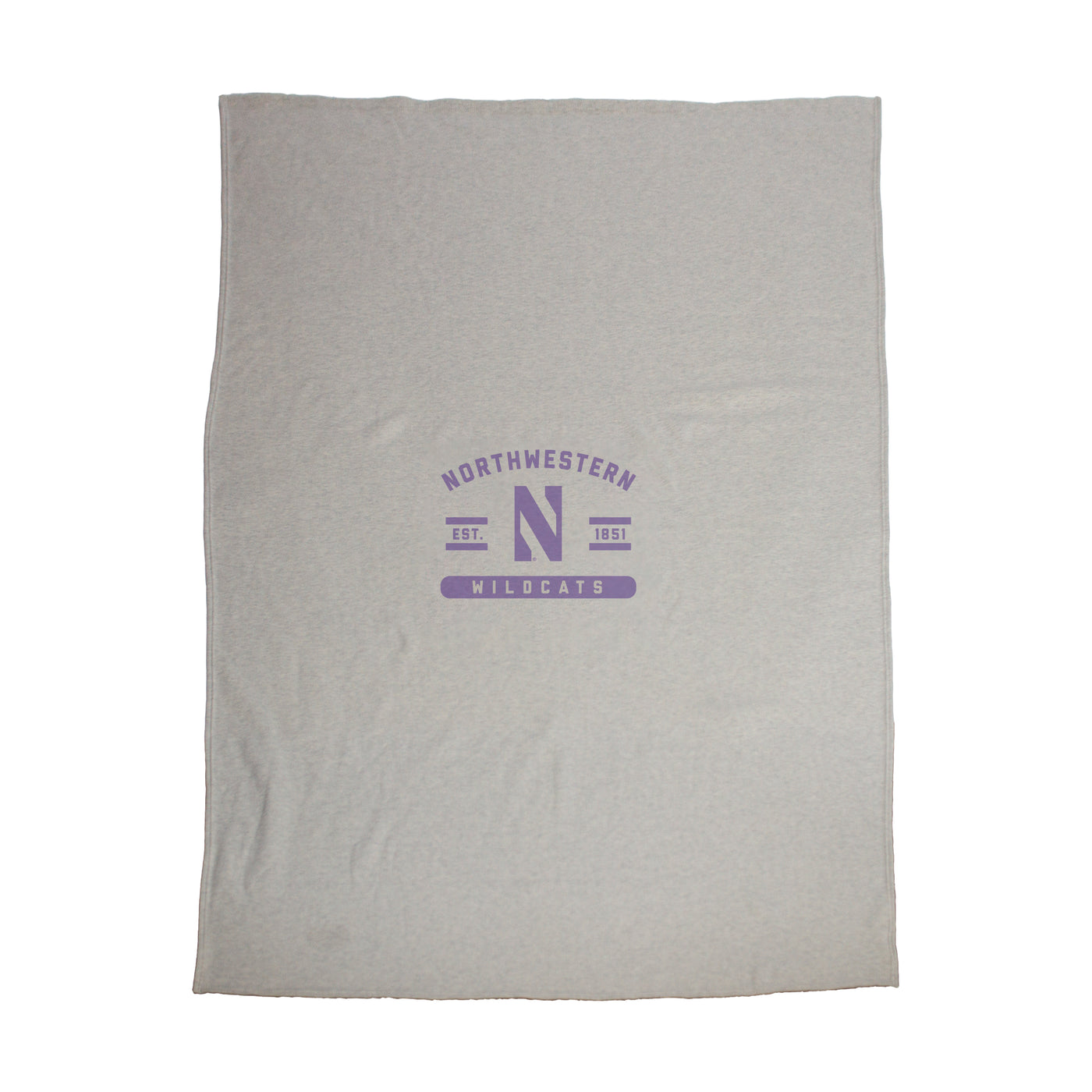 Northwestern Sublimated Sweatshirt Blanket