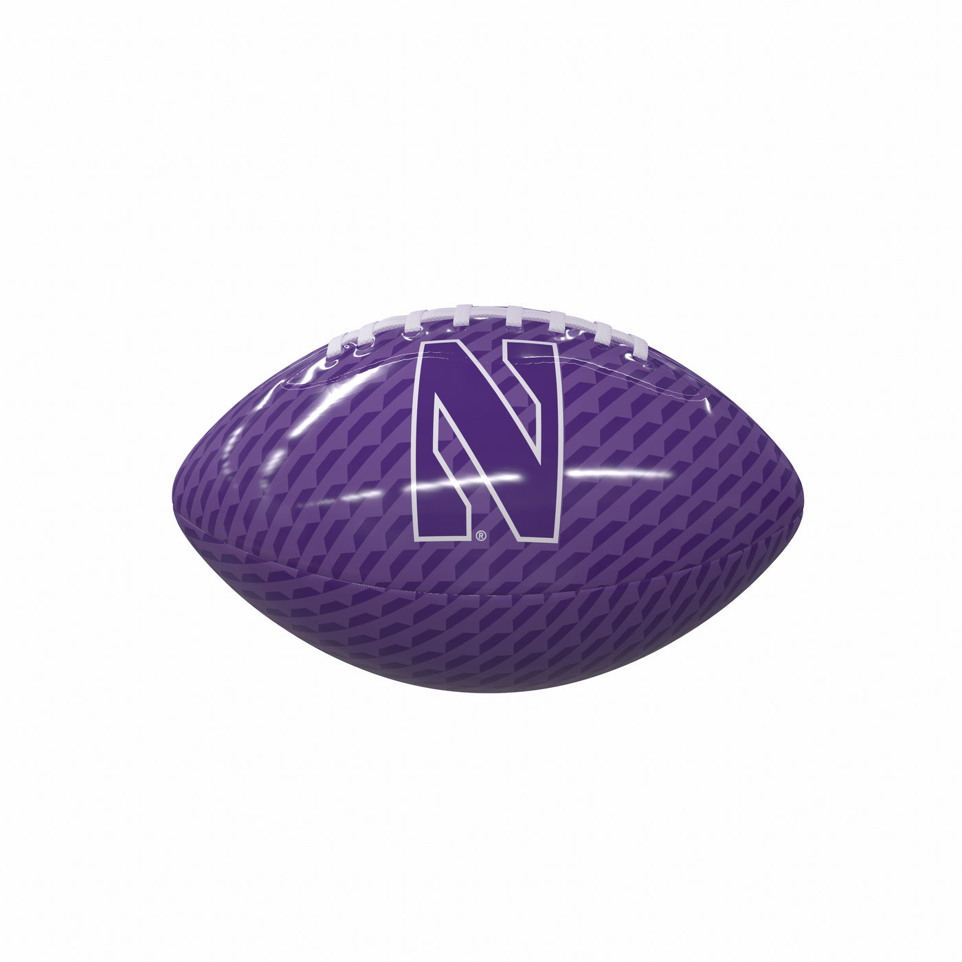 Northwestern Carbon Fiber Mini Size Glossy Football