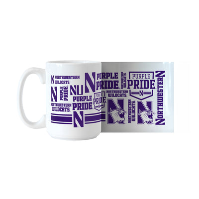 Northwestern 15oz Spirit Sublimated Mug