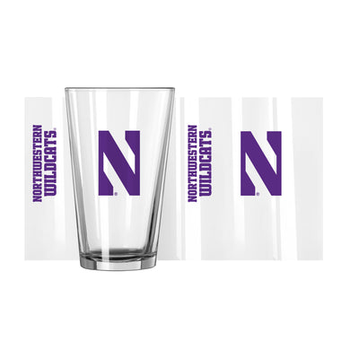 Northwestern 16oz Gameday Pint Glass