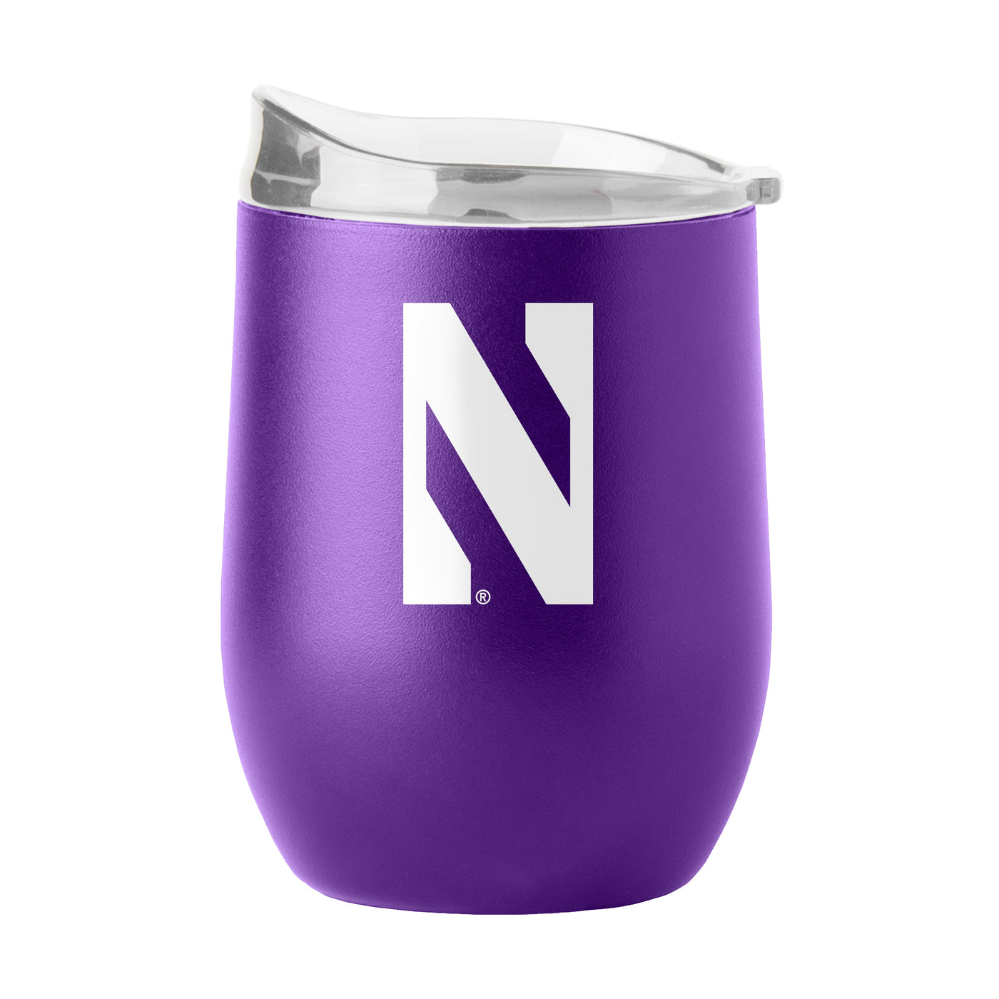 Northwestern 16oz Flipside Powder Coat Curved Bev