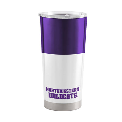 Northwestern 20oz Colorblock Stainless Tumbler