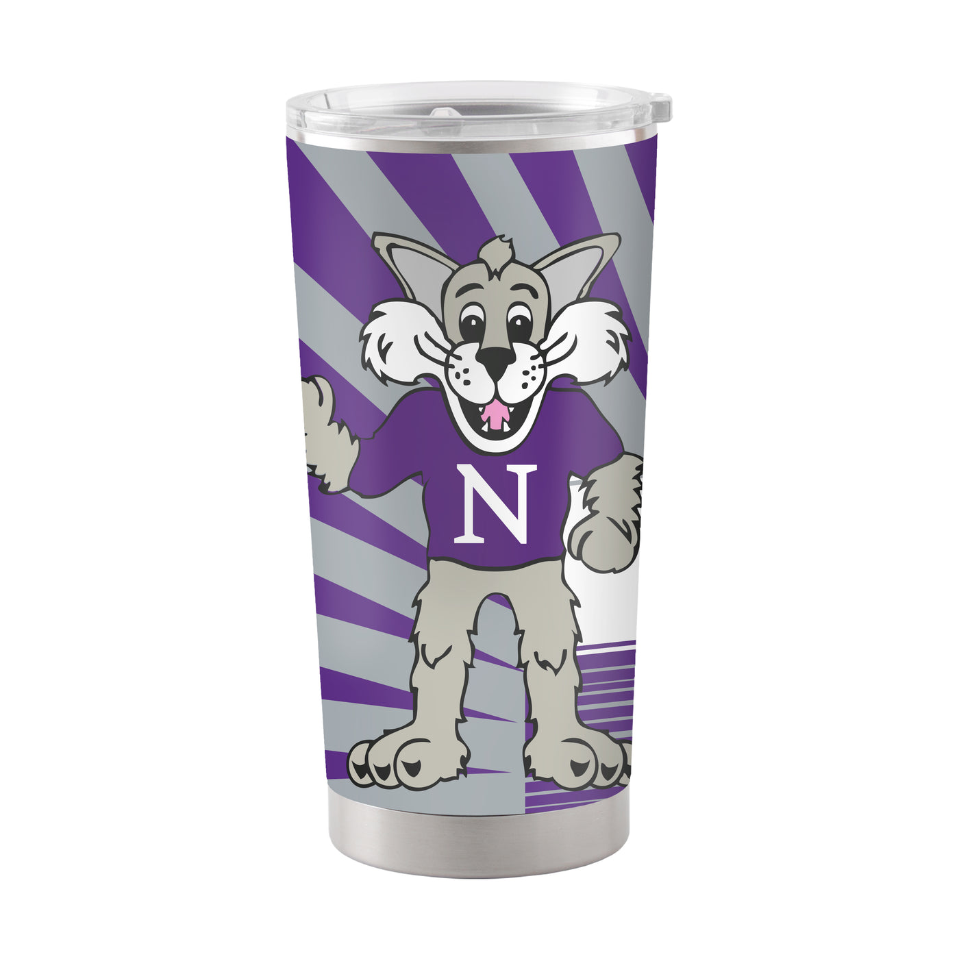Northwestern 20oz Mascot Stainless Tumbler