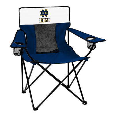 Notre Dame Navy/White Elite Chair - Logo Brands