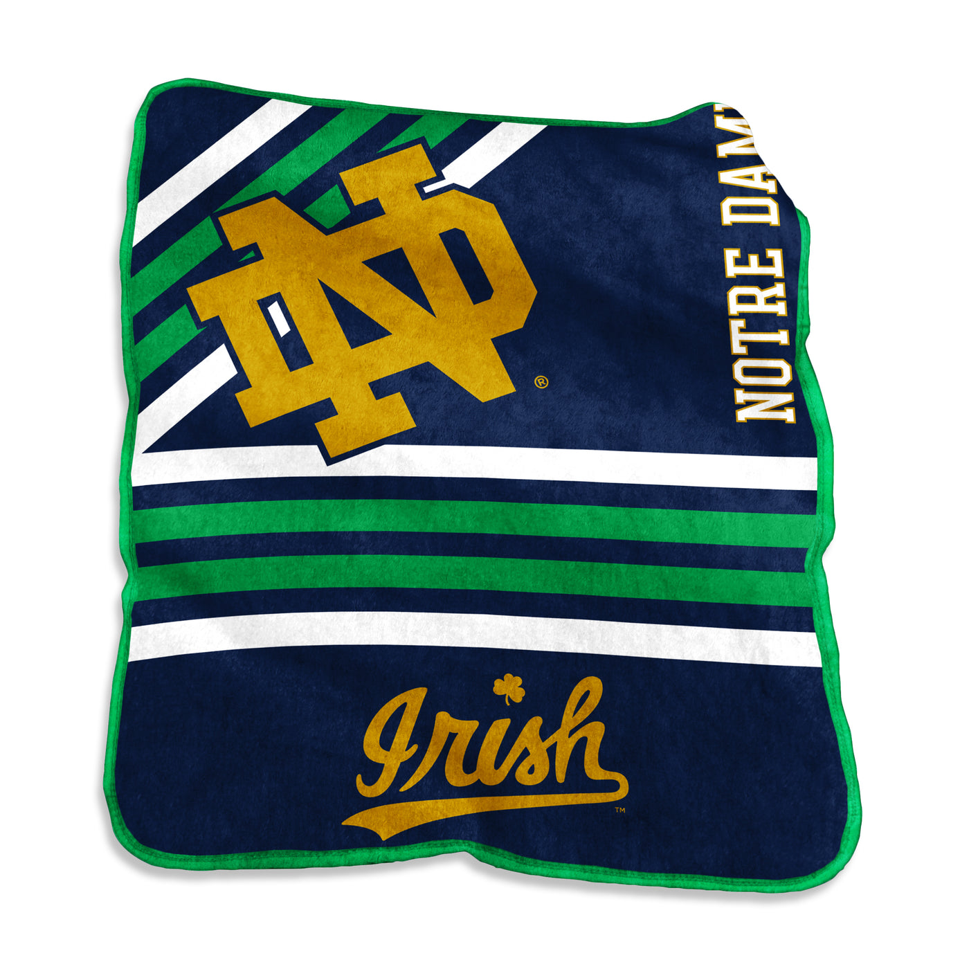 Notre Dame Raschel Throw - Logo Brands