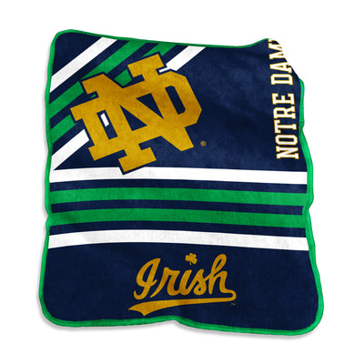 Notre Dame Raschel Throw - Logo Brands