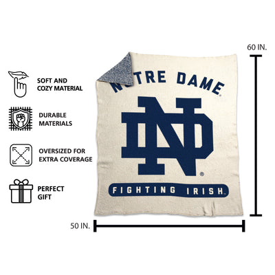 Notre Dame Prime Luxe Dreams Throw