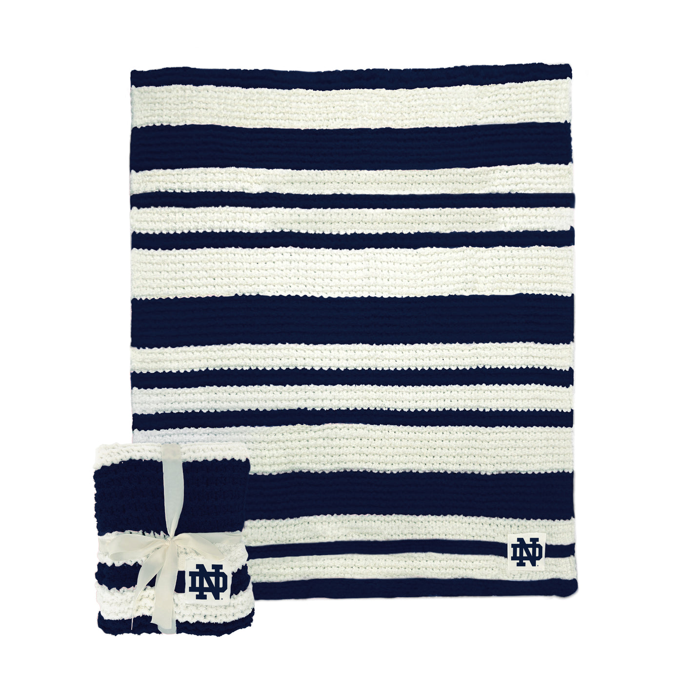 Notre Dame Cable Knit Throw 50x60