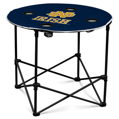 Notre Dame Navy/White Round Table - Logo Brands