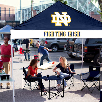 Notre Dame Navy/White Economy Canopy - Logo Brands