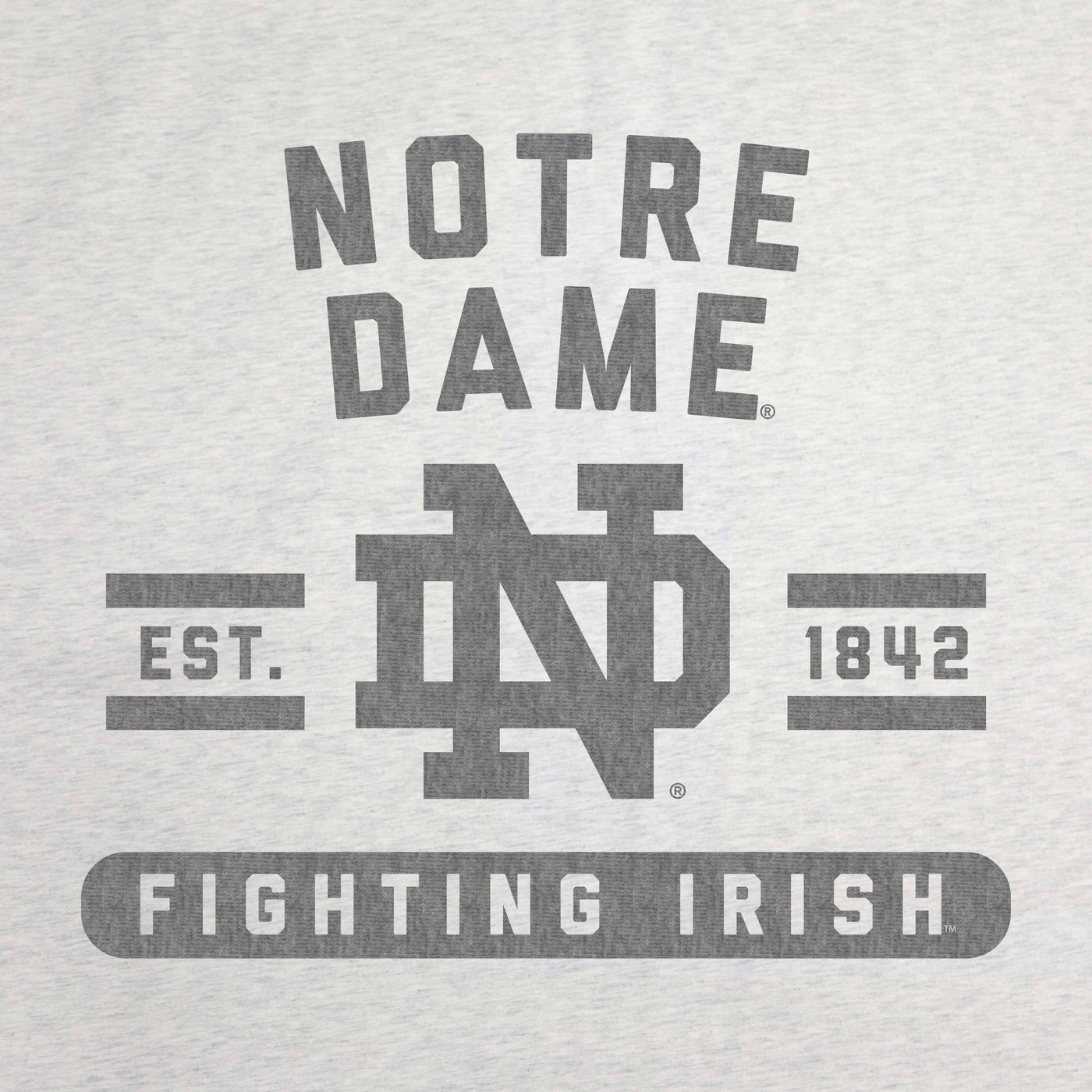 Notre Dame Sublimated Sweatshirt Blanket