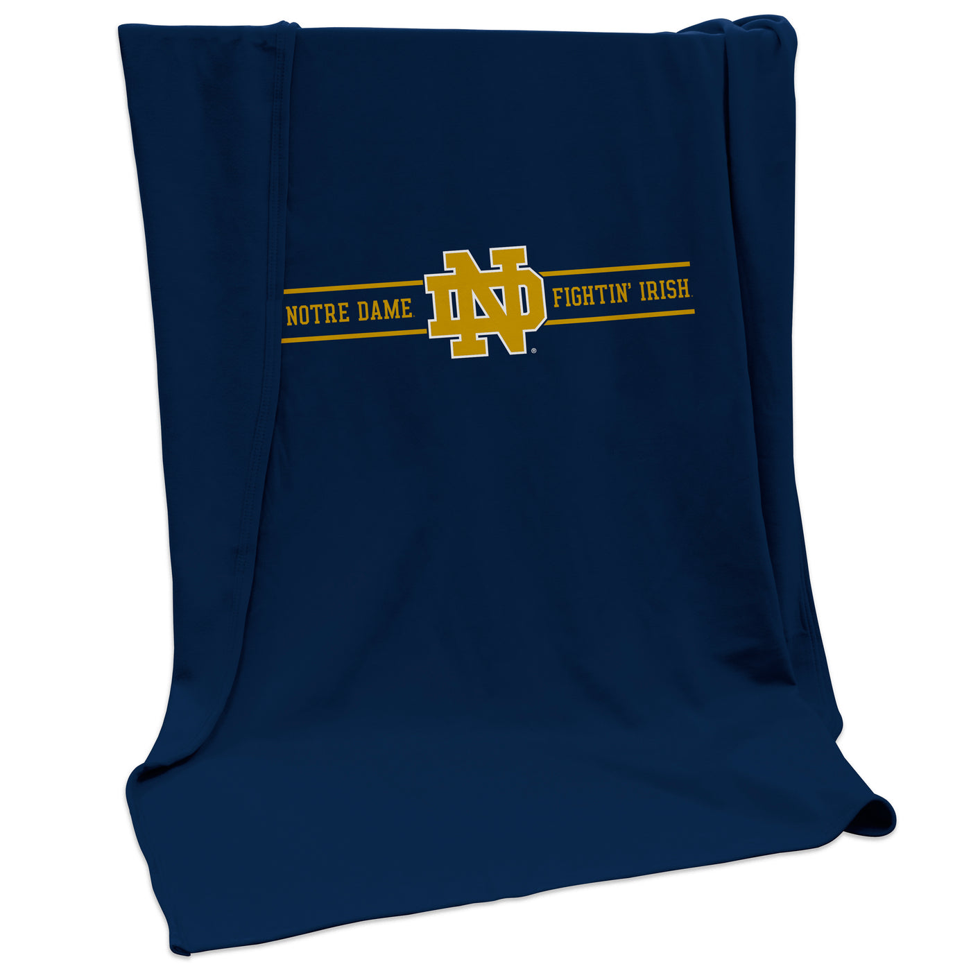 Notre Dame Campus Colors Sweatshirt Blanket (Screened)
