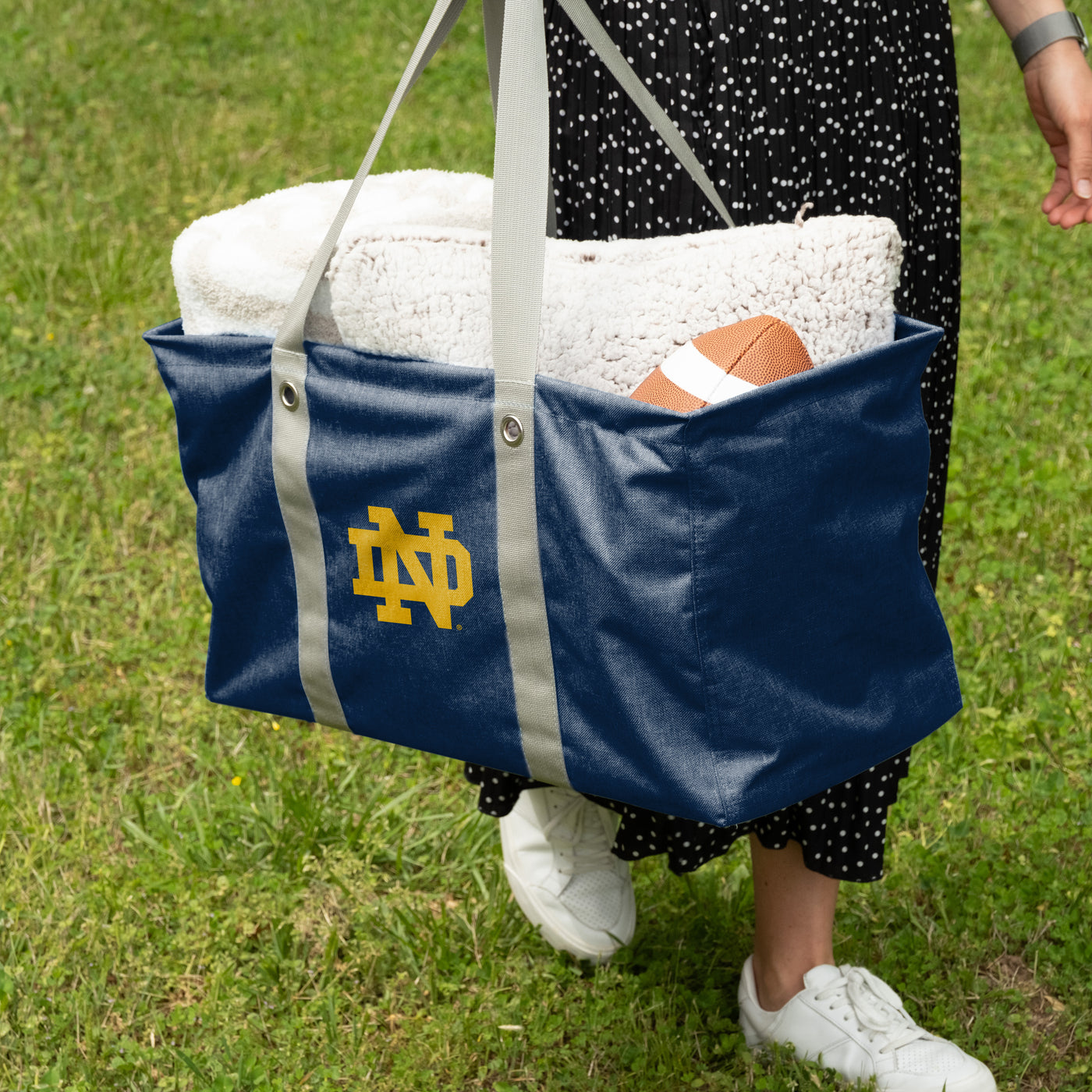 Notre Dame Crosshatch Picnic Caddy - Logo Brands