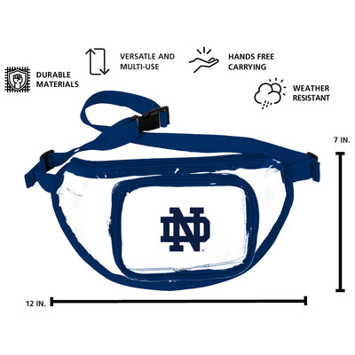 Notre Dame Clear Fanny Pack