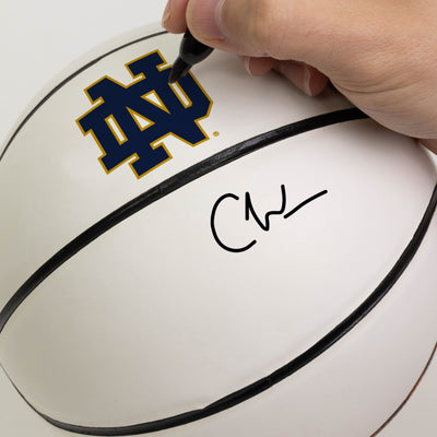 Notre Dame Mini Size Autograph Basketball