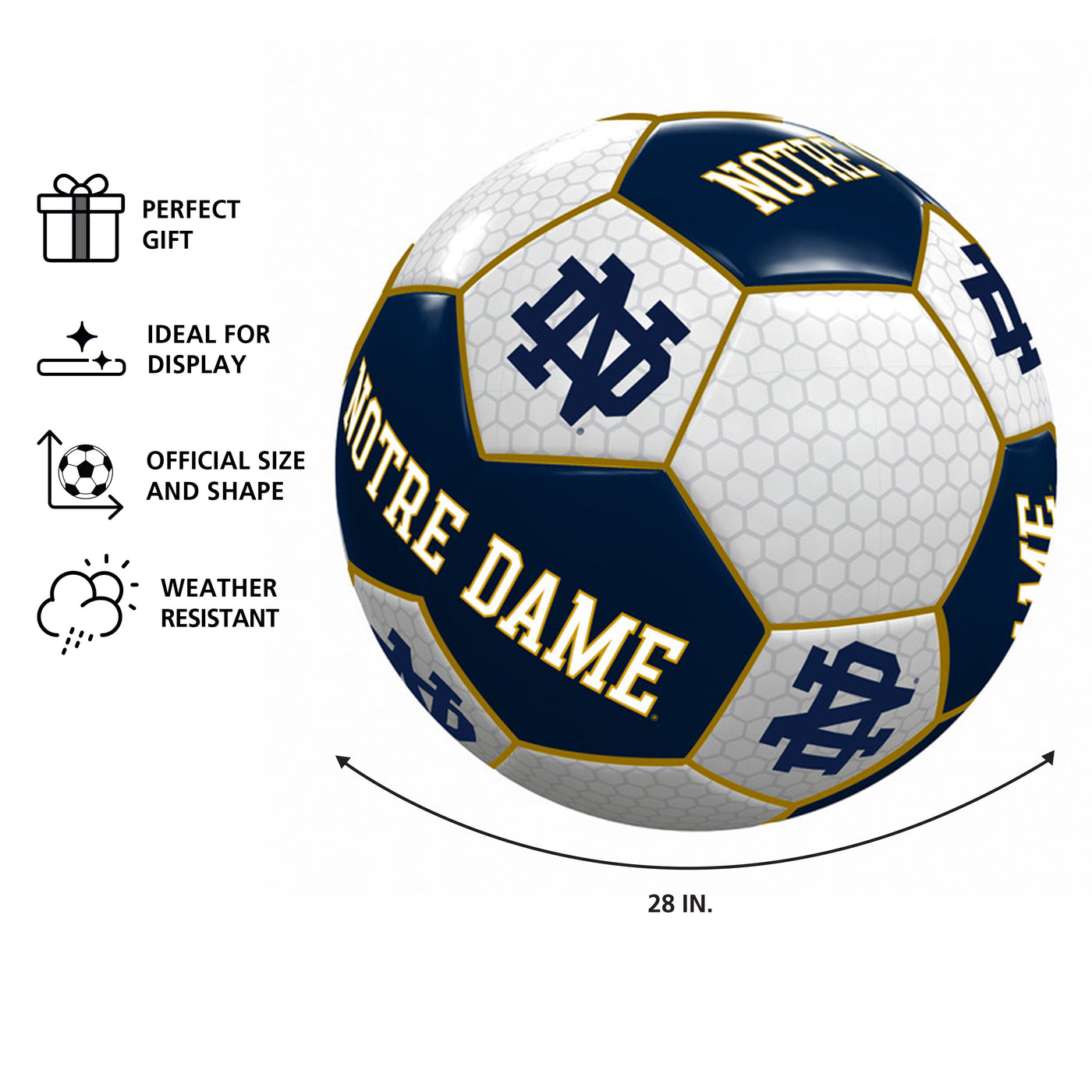 Notre Dame Soccer Ball