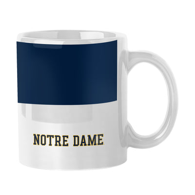 Notre Dame 11oz Colorblock Sublimated Mug