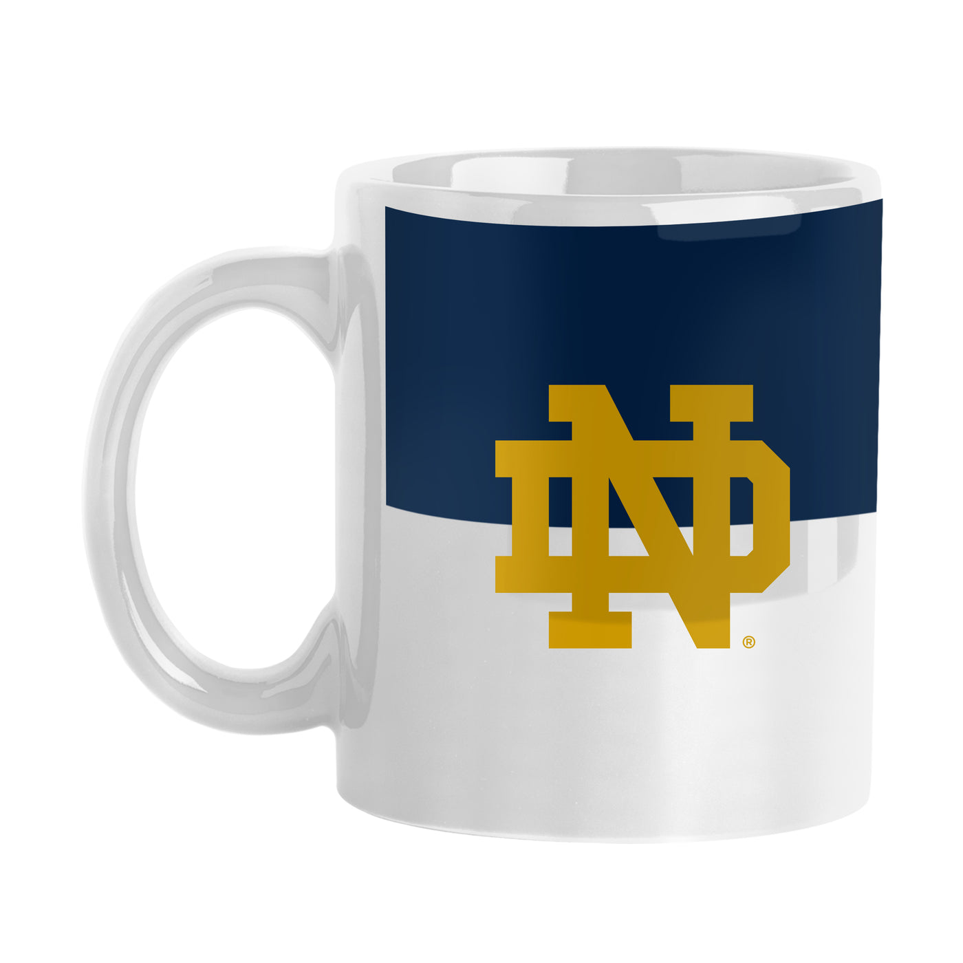 Notre Dame 11oz Colorblock Sublimated Mug