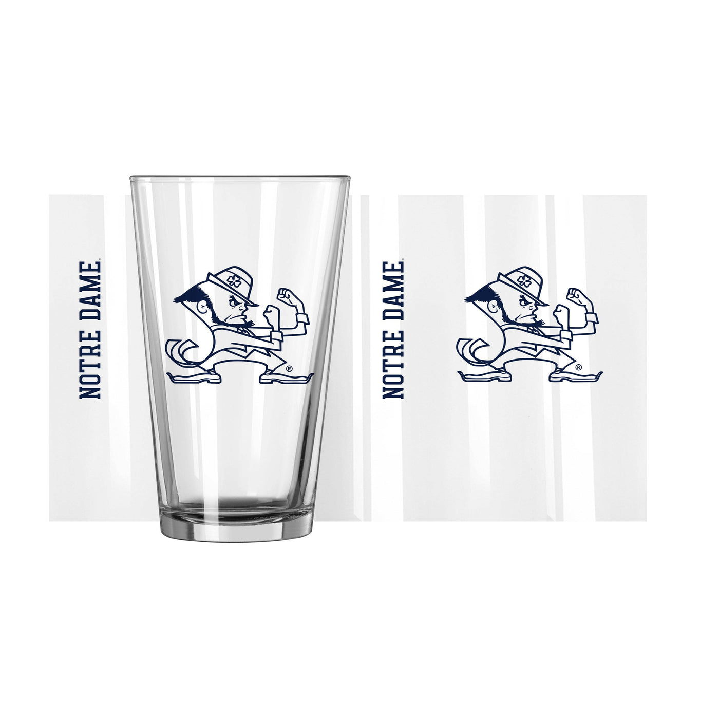 Notre Dame 16oz Gameday Pint Glass - Logo Brands