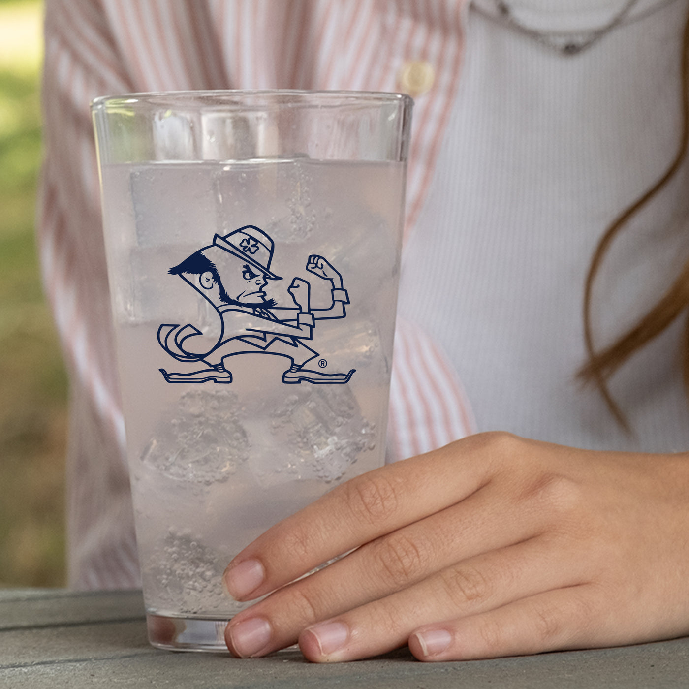 Notre Dame 16oz Gameday Pint Glass - Logo Brands