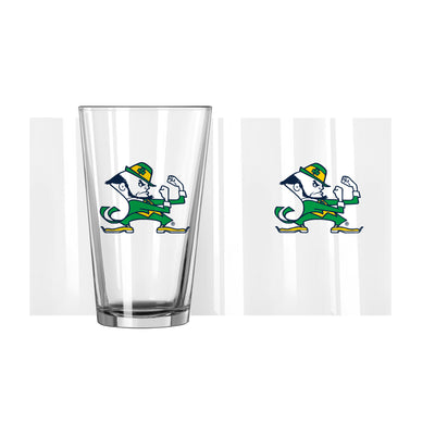 Notre Dame Leprechaun 16oz Pint Glass