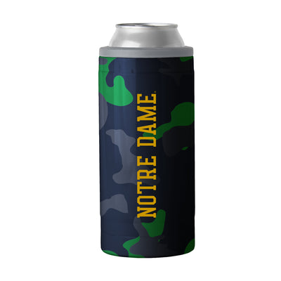 Notre Dame Camo Swagger 12oz Slim Can Coolie