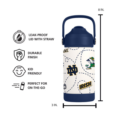Notre Dame 12oz Mascot SS Kids Bottle