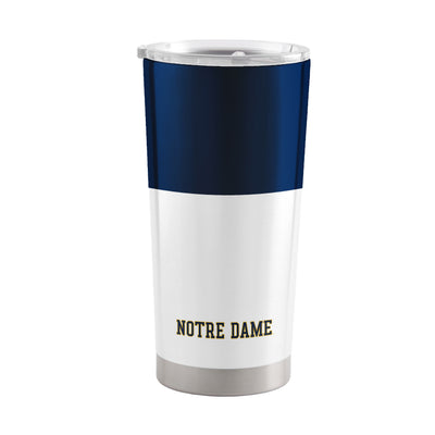 Notre Dame 20oz Colorblock Stainless Tumbler - Logo Brands