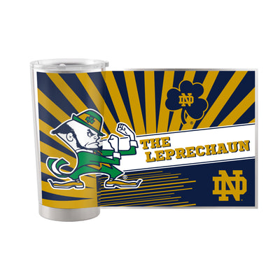 Notre Dame 20oz Mascot Stainless Steel Tumbler