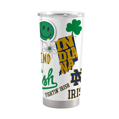 Notre Dame 20oz Native Stainless Tumbler