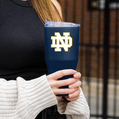 Notre Dame 30oz Flipside Powder Coat Tumbler
