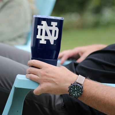 Notre Dame Gameday 30 oz Stainless Tumbler - Logo Brands