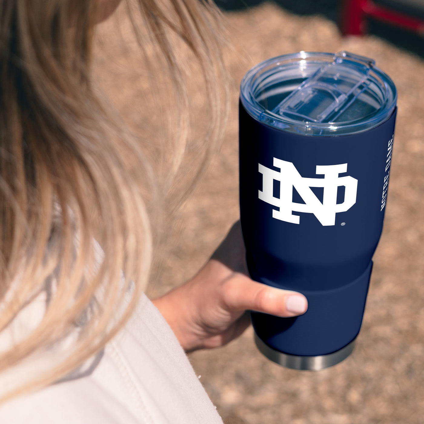 Notre Dame Gameday 30 oz Stainless Tumbler - Logo Brands