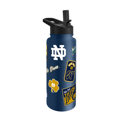Notre Dame 34oz Dreamweave Quencher Bottle